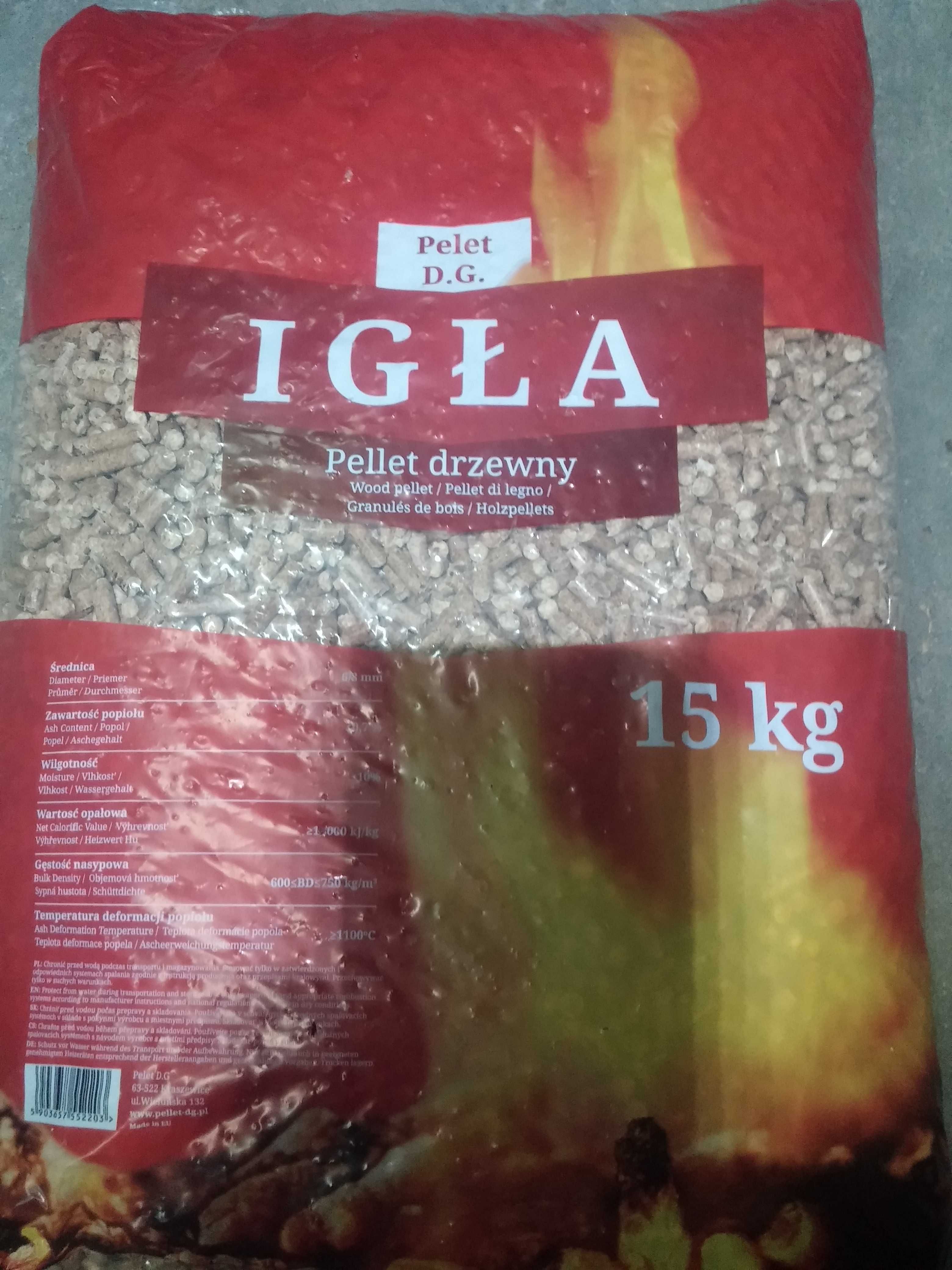 Pellet  6 mm A1   czysta  sosna