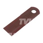 Nóż szarpacza sieczkarni ruchomy gładki 173x50x4mm fi20mm 73687.20 AGV