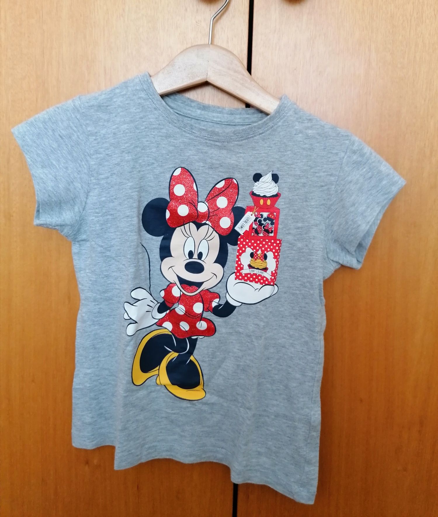 T-shirt Minnie cinzenta