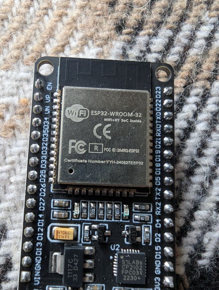 Плата розробника ESP32 CH340 Type-C (WiFi Bluetooth WROOM-32)