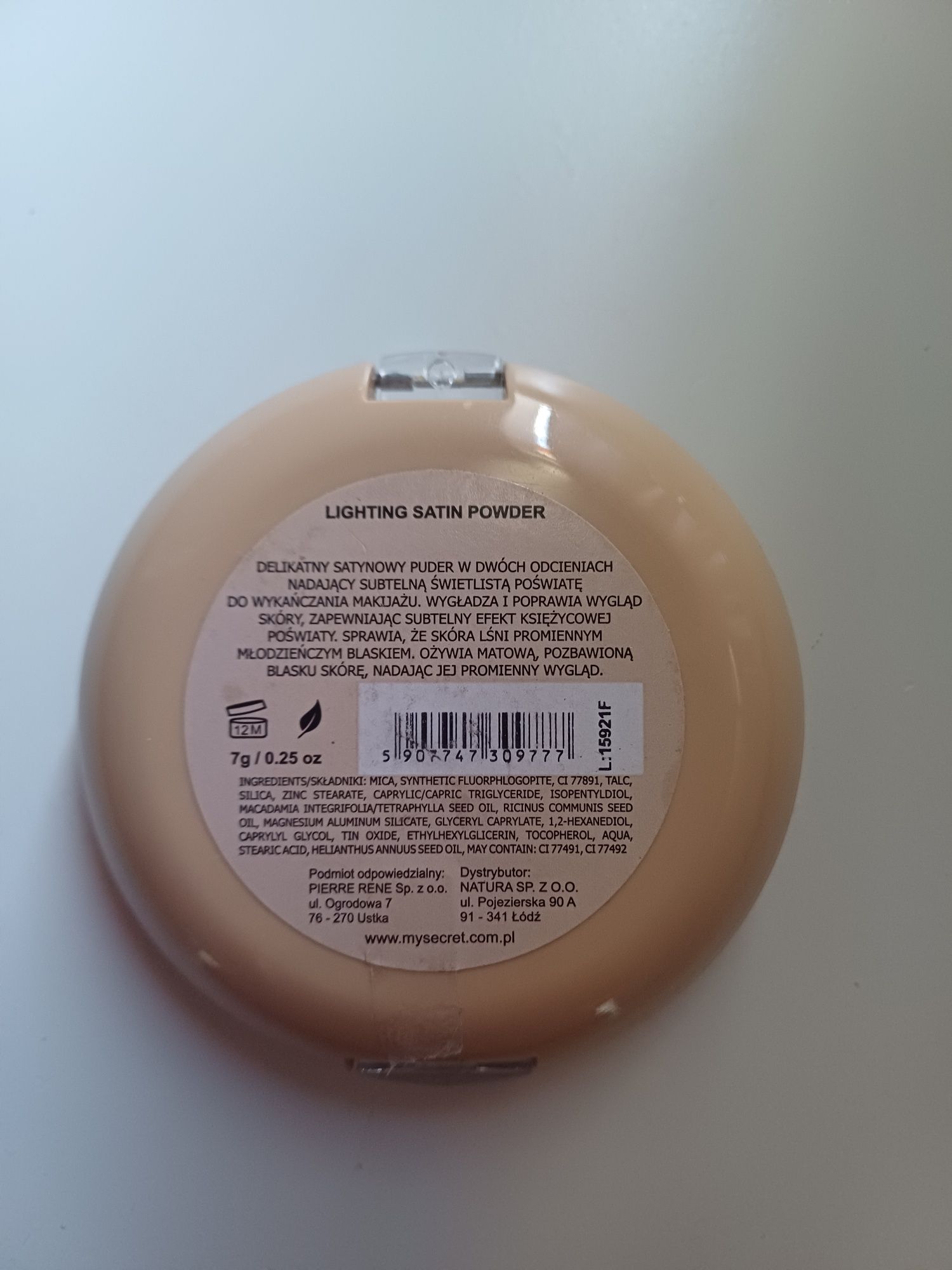 My Secret, Puder rozświetlający, 7g