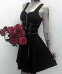 Goth metal, gotycka sukienka rozmiar S/M