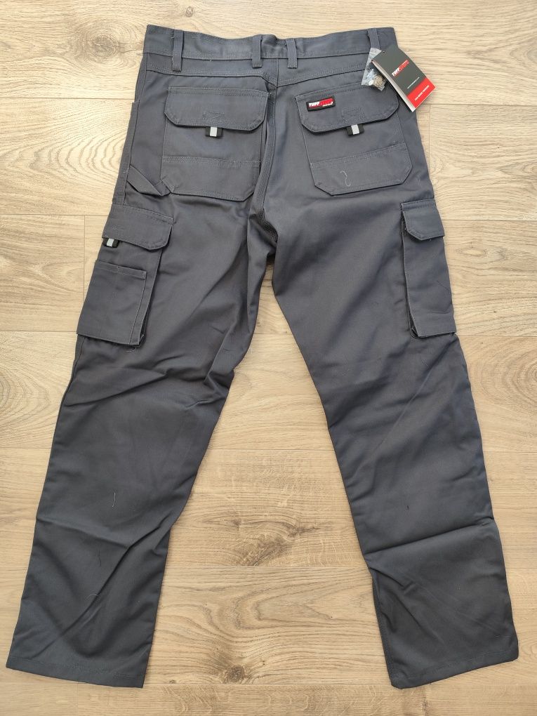 Spodnie robocze TuffStuff Work Wear Pro warsztat męskie szare mocne 32