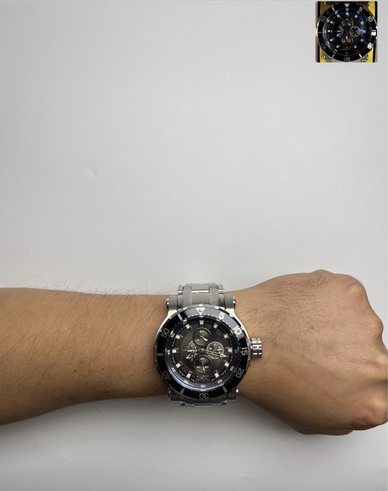 Invicta 49394, чоловічий сталевий годинник, годинник інвікта