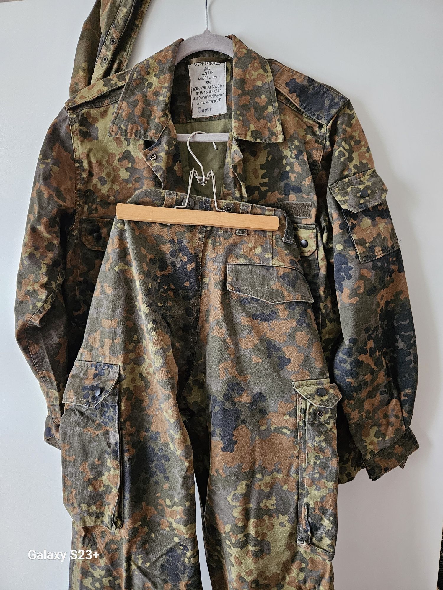 Wojskowy Bundeswehr flecktarn mumdur moro