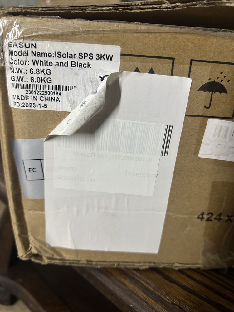 Інвектор EAsun pawer ISolar SPS 3 KW