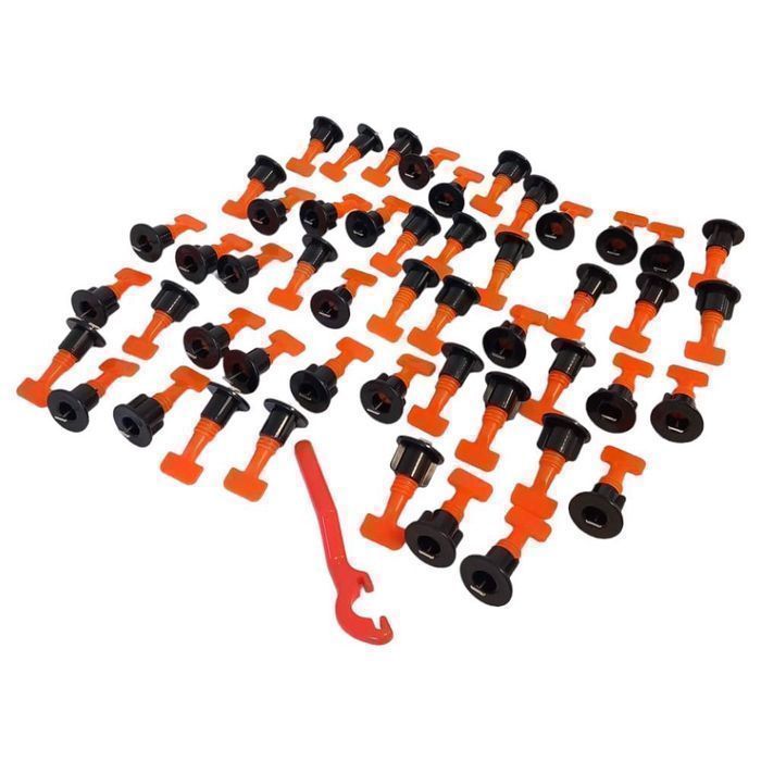 Zestaw Do Poziomowania Płytek 50 Szt. Niwelatorów