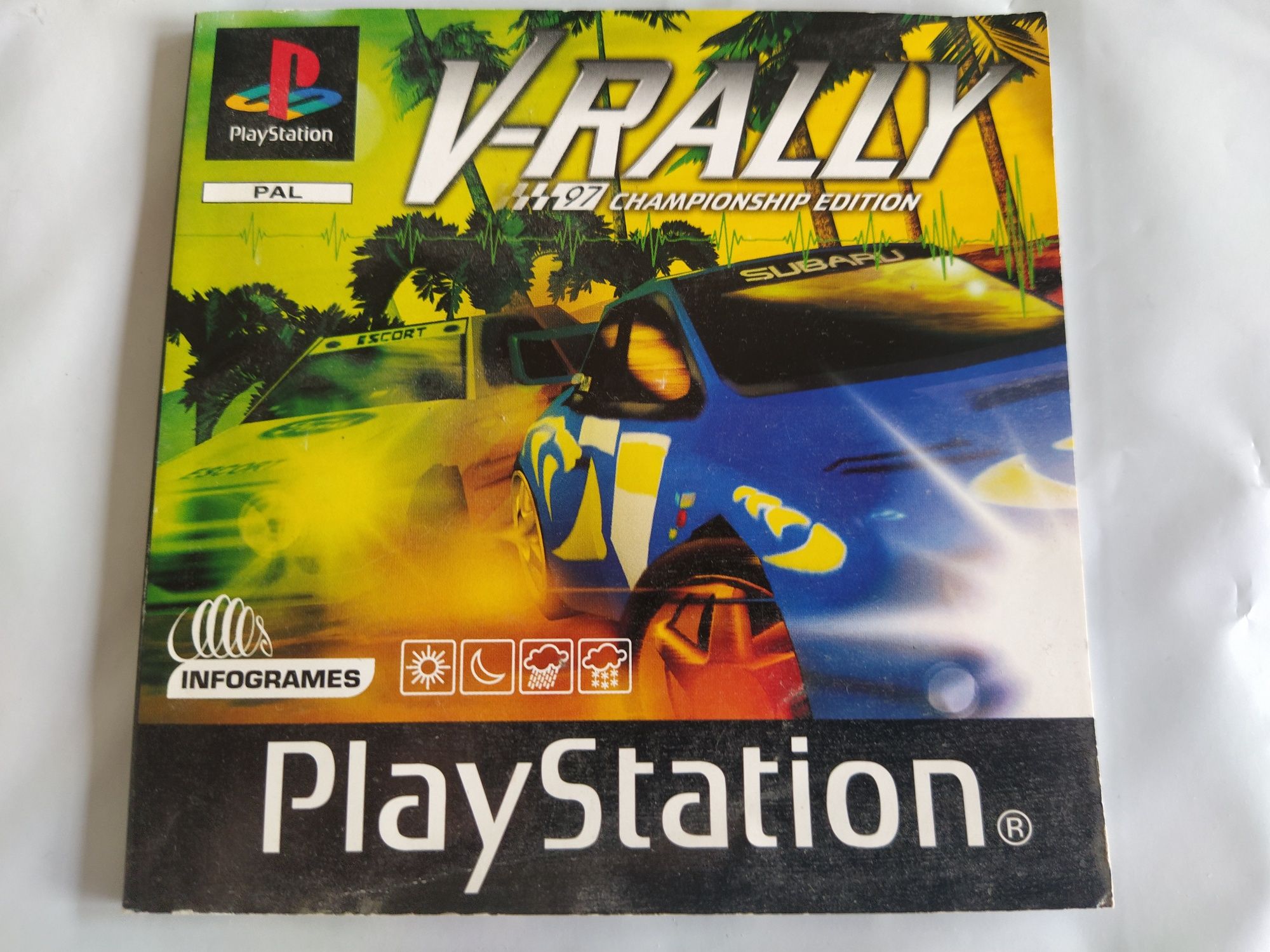 Ps1 psx one PlayStation Instrukcja V Rally angielska