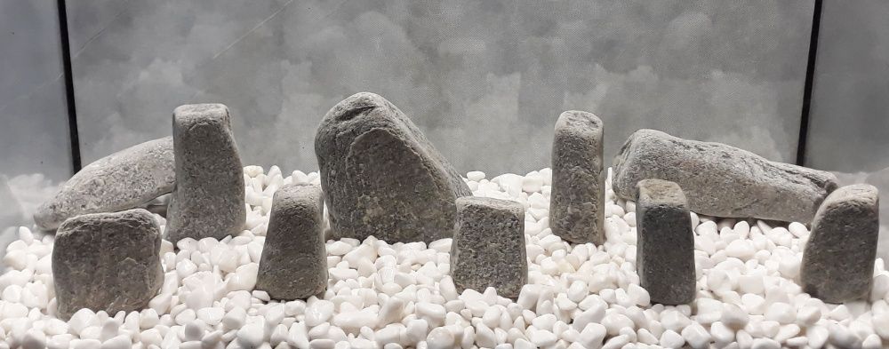 25 kg kamienie ozdobne akwarystyczne w kolorze śnieżnobiałym 1-3 cm
