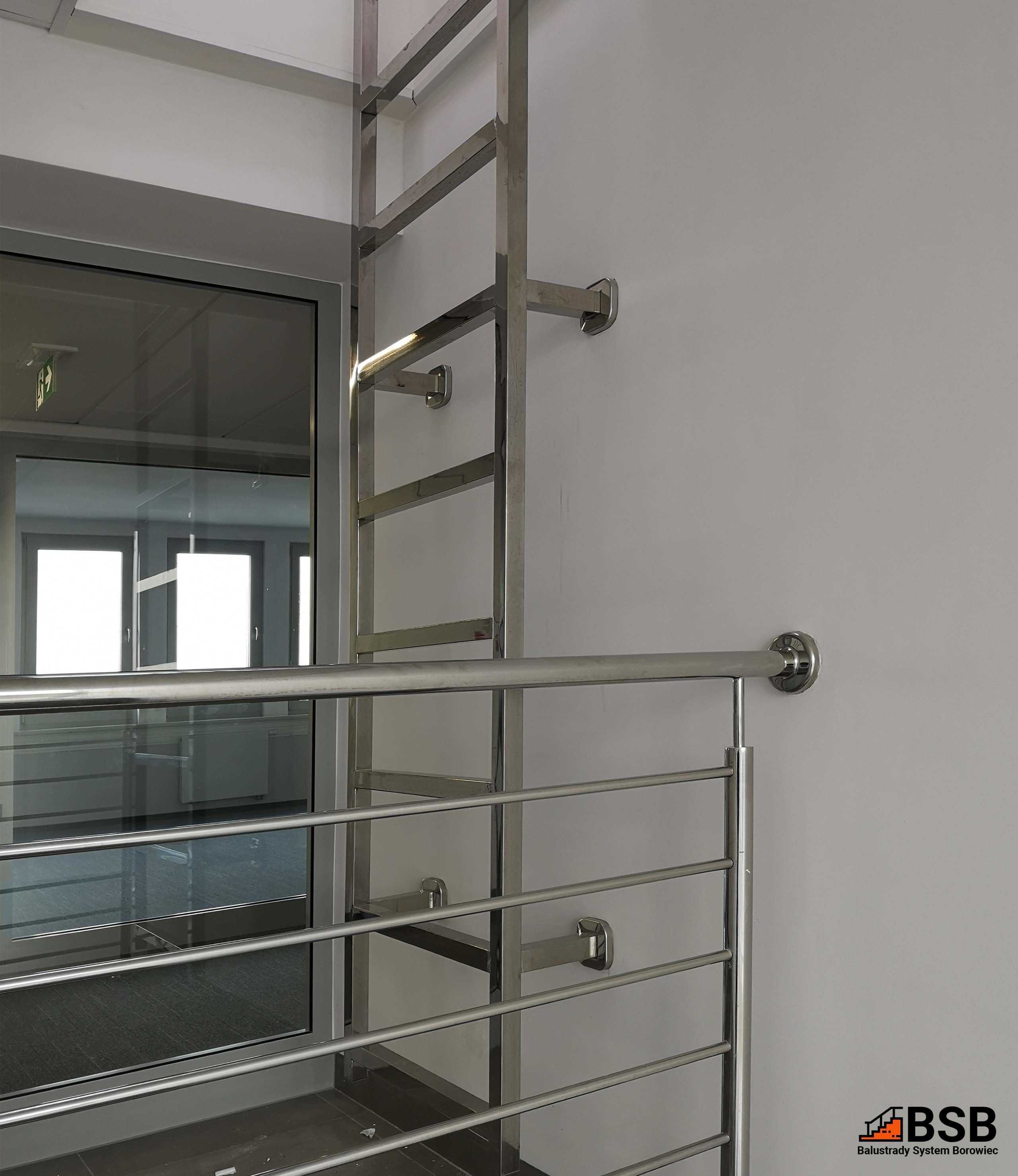 Klatki schodowe - balustrady nierdzewne | schody | pochwyty | poręcze