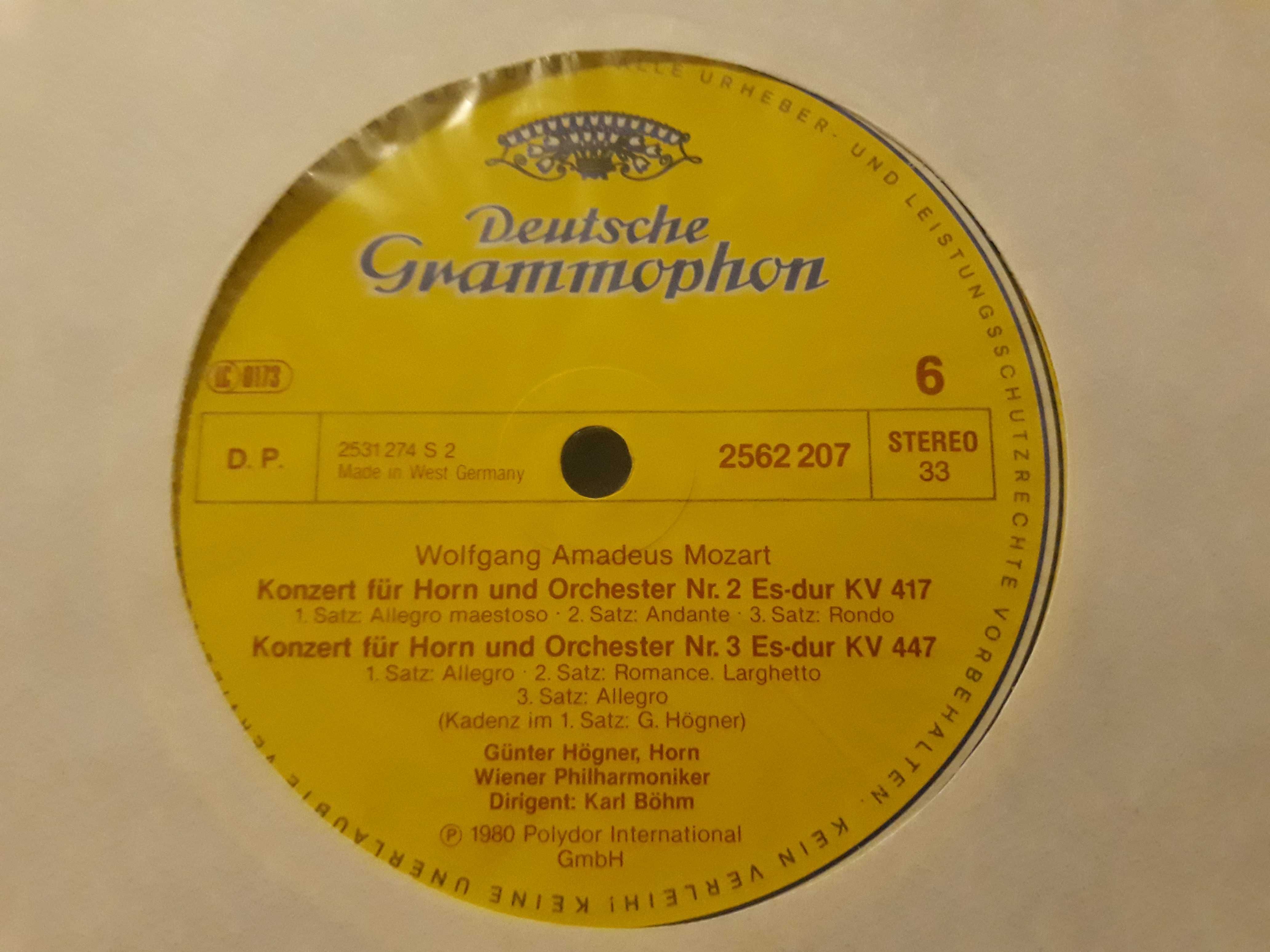 Vinyl - Mozart Sämtliche Konzerte für Bläser : zestaw 8 sztuk