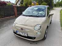 Fiat 500 1.2 69KM LOUNGE Alu15” Klima Radio CD/Mp3 Panorama Isofix CITY Chrom