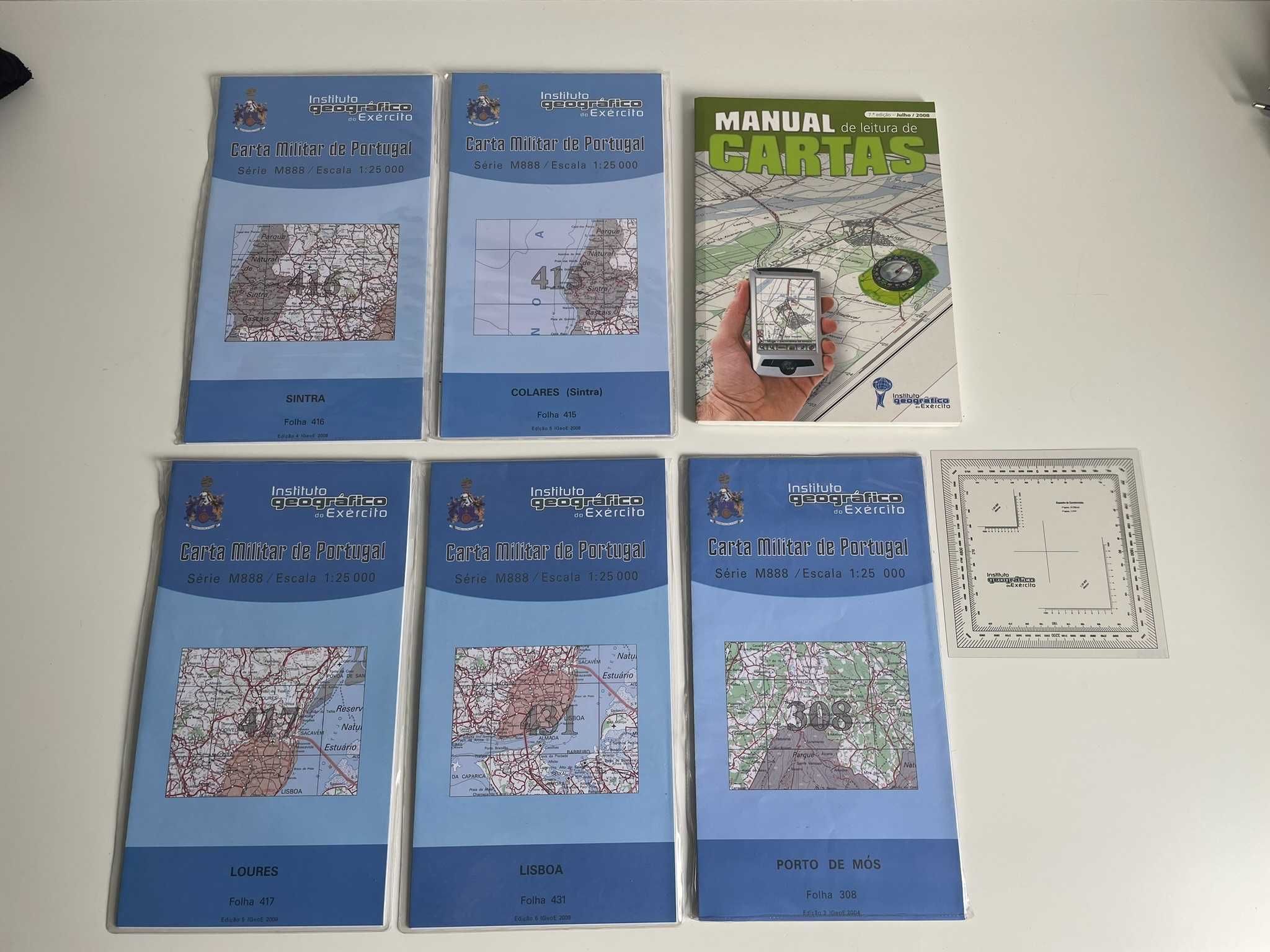 Cartas Topográficas e Manual de Leitura de Cartas
