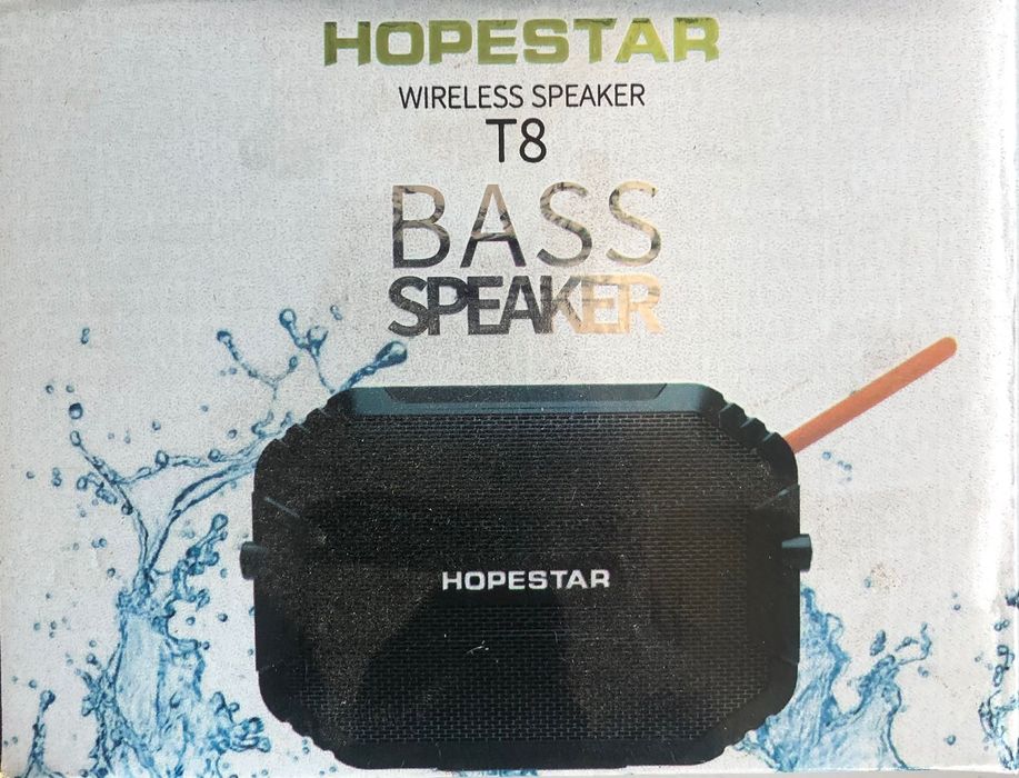 Портативная блютуз колонка Hopestar  флешка,радио,с защитой от влаги