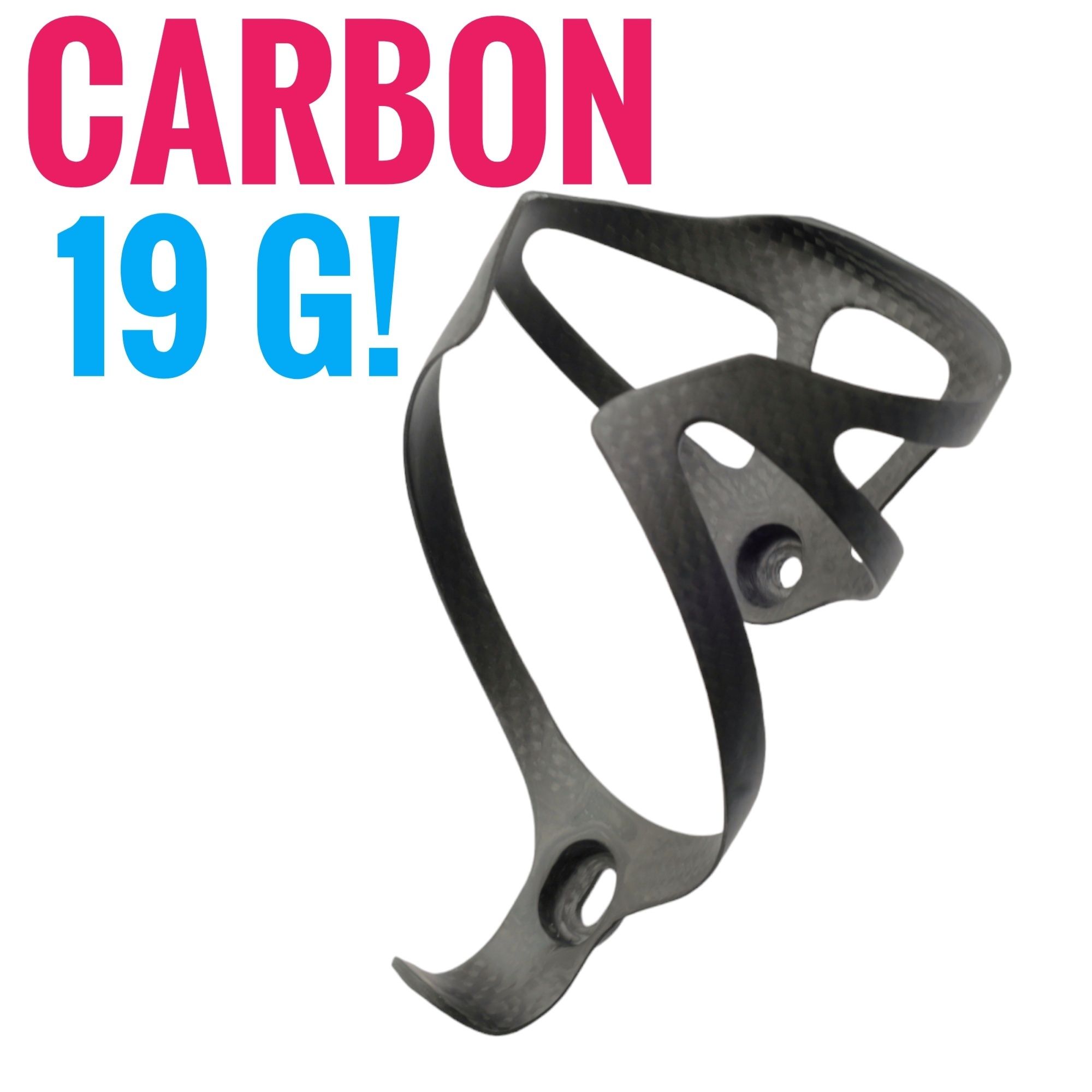 Carbon! Koszyk na bidon carbonowy lekki