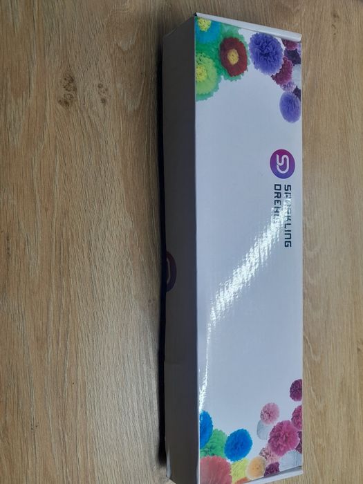 Pompony papier bibułowy 15szt. Ozdoby dekoracje sparking dream