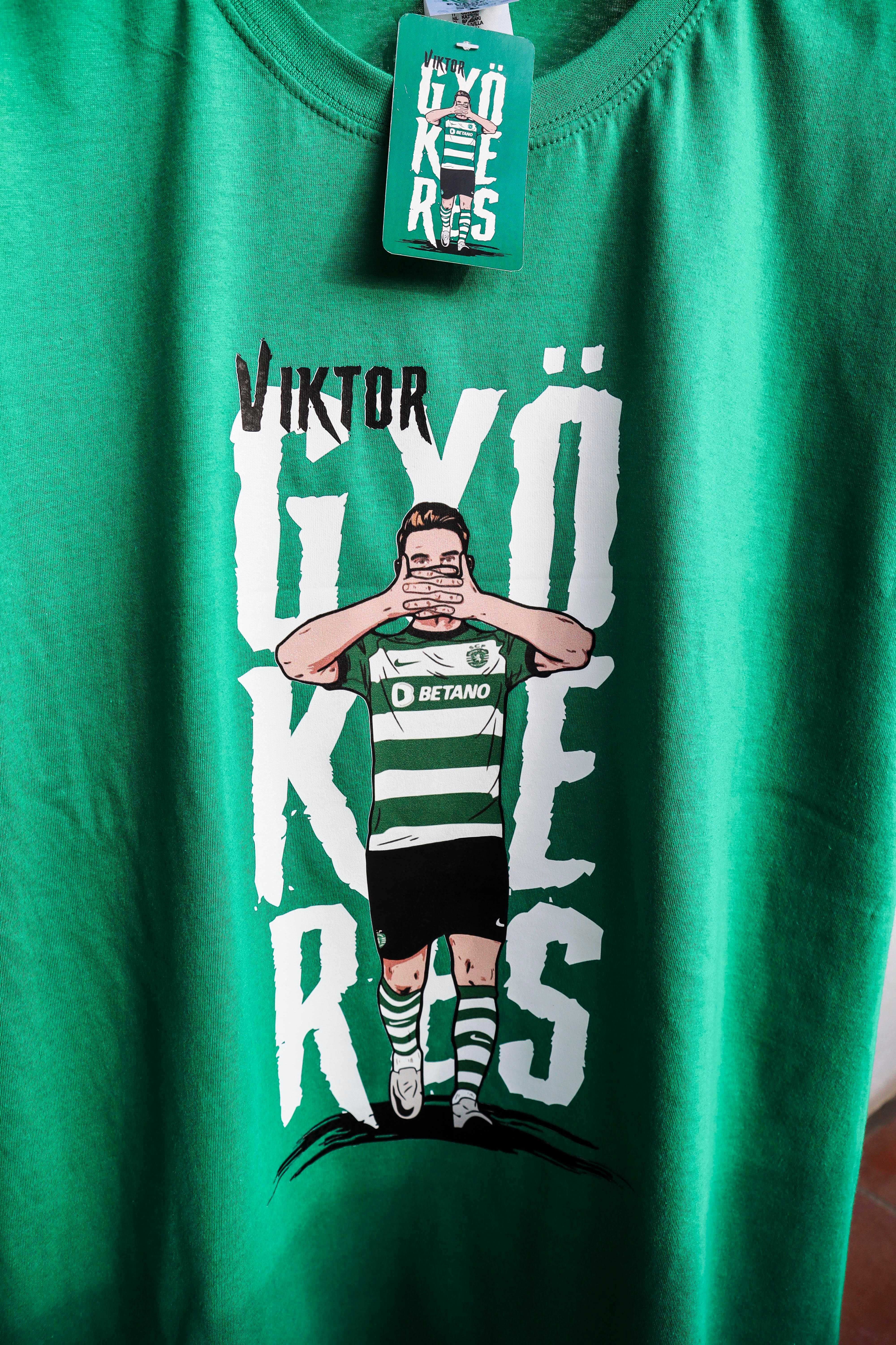 Sporting Viktor Gyökeres - T-shirt tamanho S