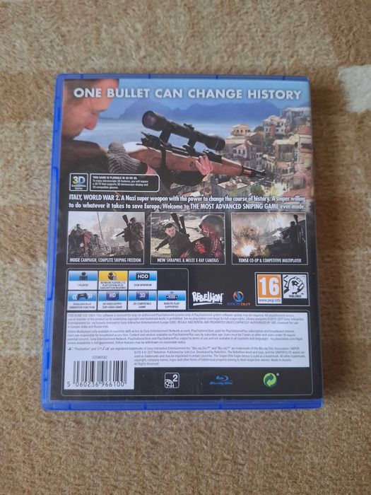 Sniper Elite 4 płyta z pudełkiem PS4/PS5