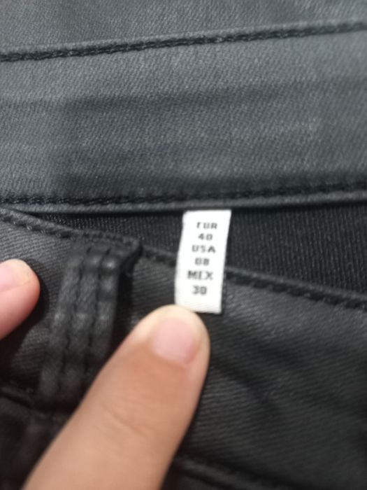 Calças de napa para mulher tamanho 40