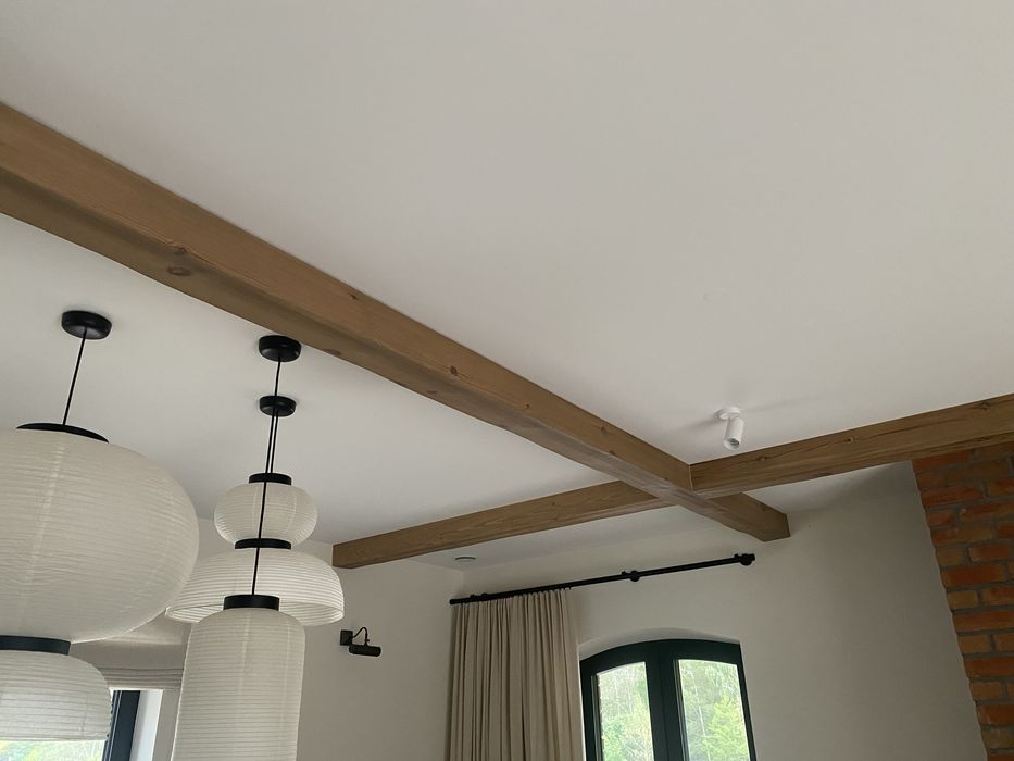Belki sufitowe rustykalne ozdobne drewniane