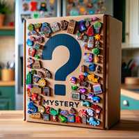 Mystery box magnesy na lodówkę 8 sztuk zobacz opis