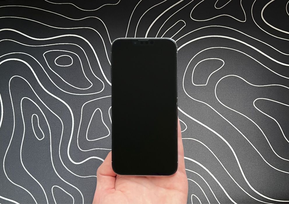 Дешевый iPhone 13 PRO MAX - 128 гб - 85% АКБ - NEVERLOCK - SIERRA BLUE