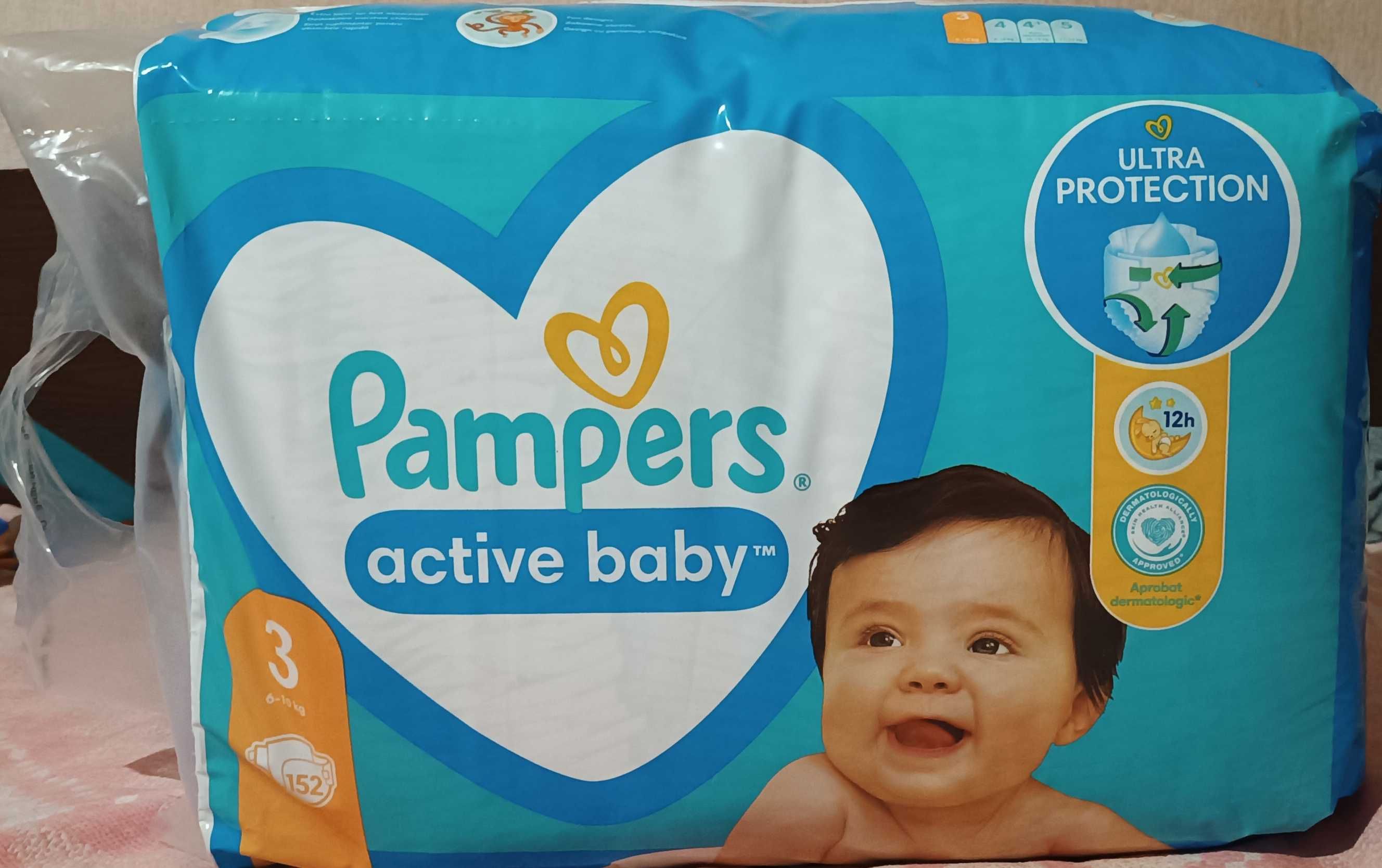 Памперси Pampers Active baby