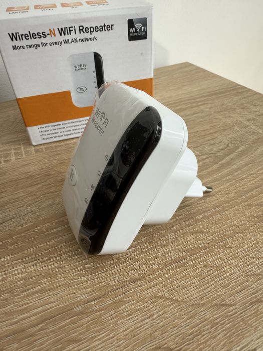 Wzmacniacz sygnału Wi-Fi Wireless-N 300 Mb/s, WPS + LAN