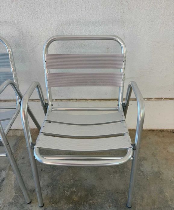 Cadeiras Inox/Aluminio Esplanada