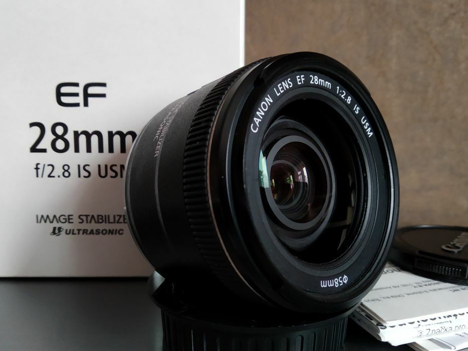 Об’єктив ШИРОКОКУТНИЙ Canon EF 28mm f/2.8 IS USM байонет Canon FE
