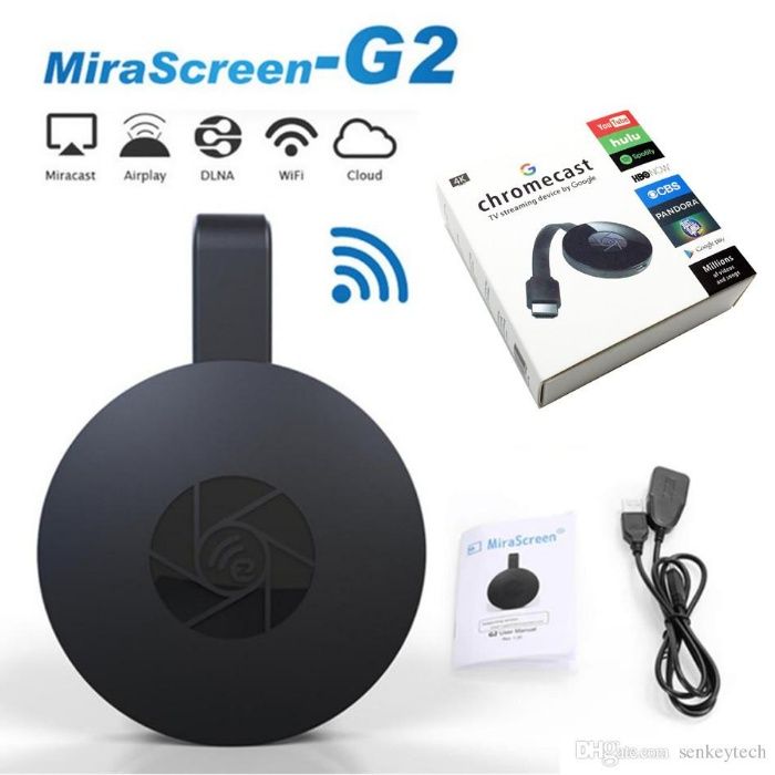 MiraScreen Miracast HDMI-адаптер WiFi для подключения телефона к ТВ TV