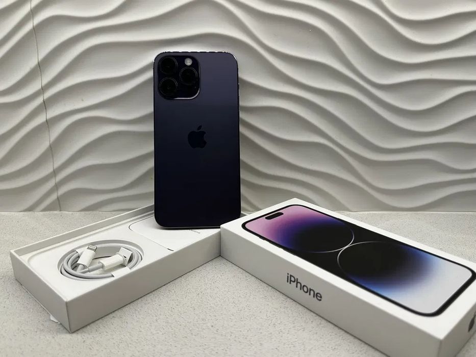 Iphone 14 pro 128 фіолетовий. Гарний стан повний комплект!