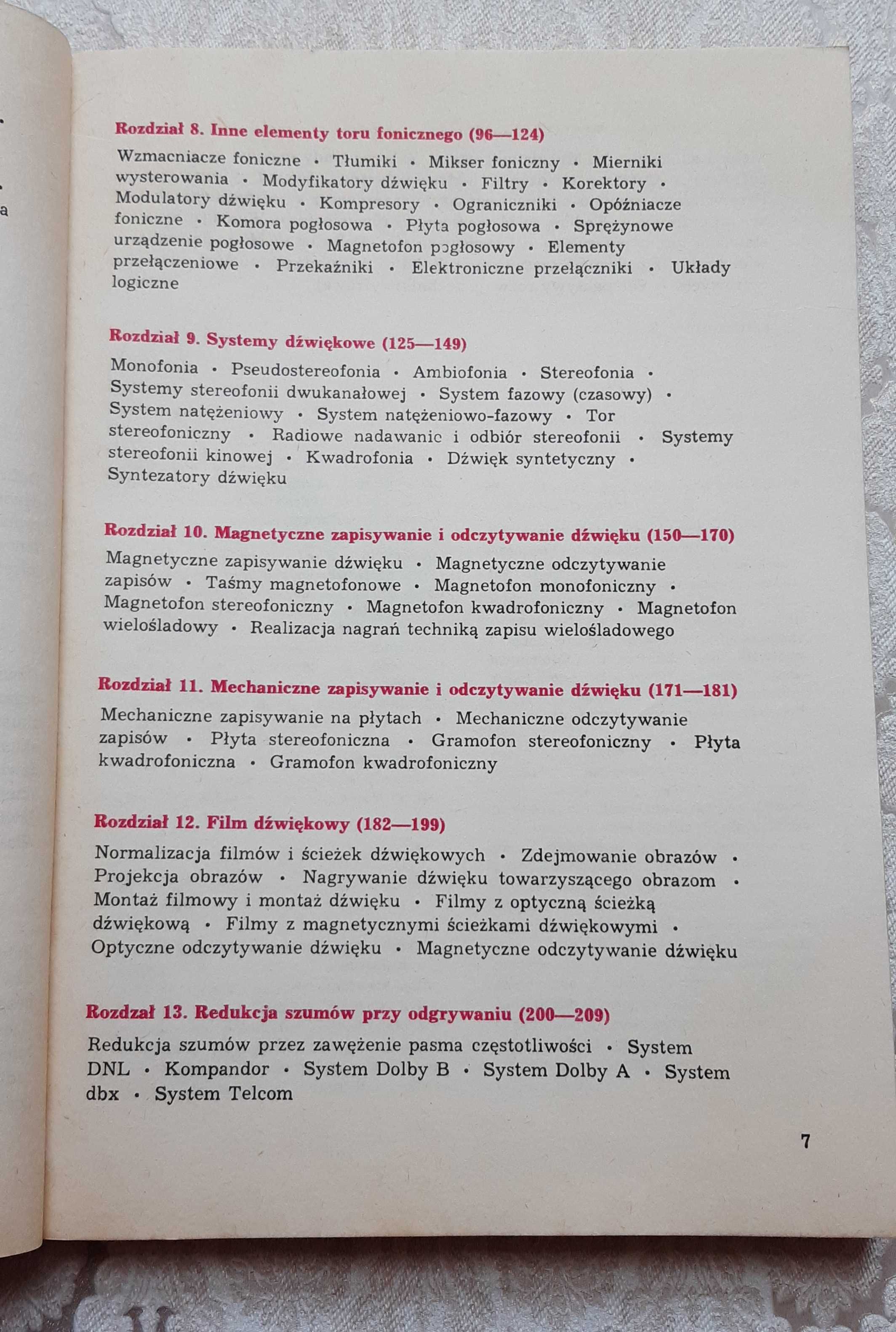 Książka "Elektroakustyka w pytaniach i odpowiedziach" Urbański