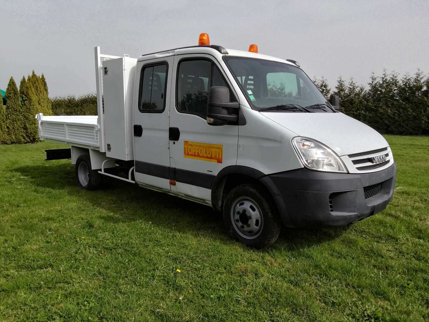 Iveco Daily 35C12D 2.3 brygadówka, wywrotka Zamiana na minikoparke
