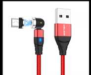 Kabel Magnetyczny540 Stopni Szybkie Ładowanie 1M USB C MICRO USB IPHON
