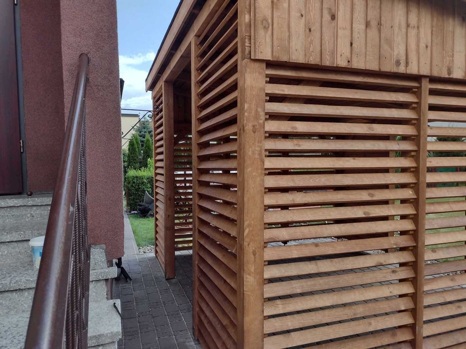 Altana  ogrodowa 3 m x 4 m z dachem jednospadowym