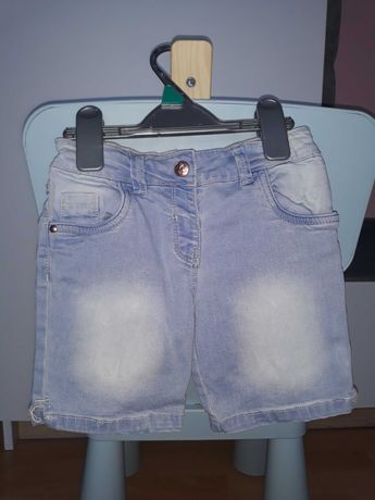 Spodenki jeansowe dla dziewczynki,104