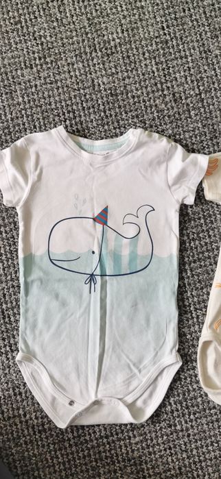 Zestaw 4 body, Body z krotkim rękawem rozmiar 86