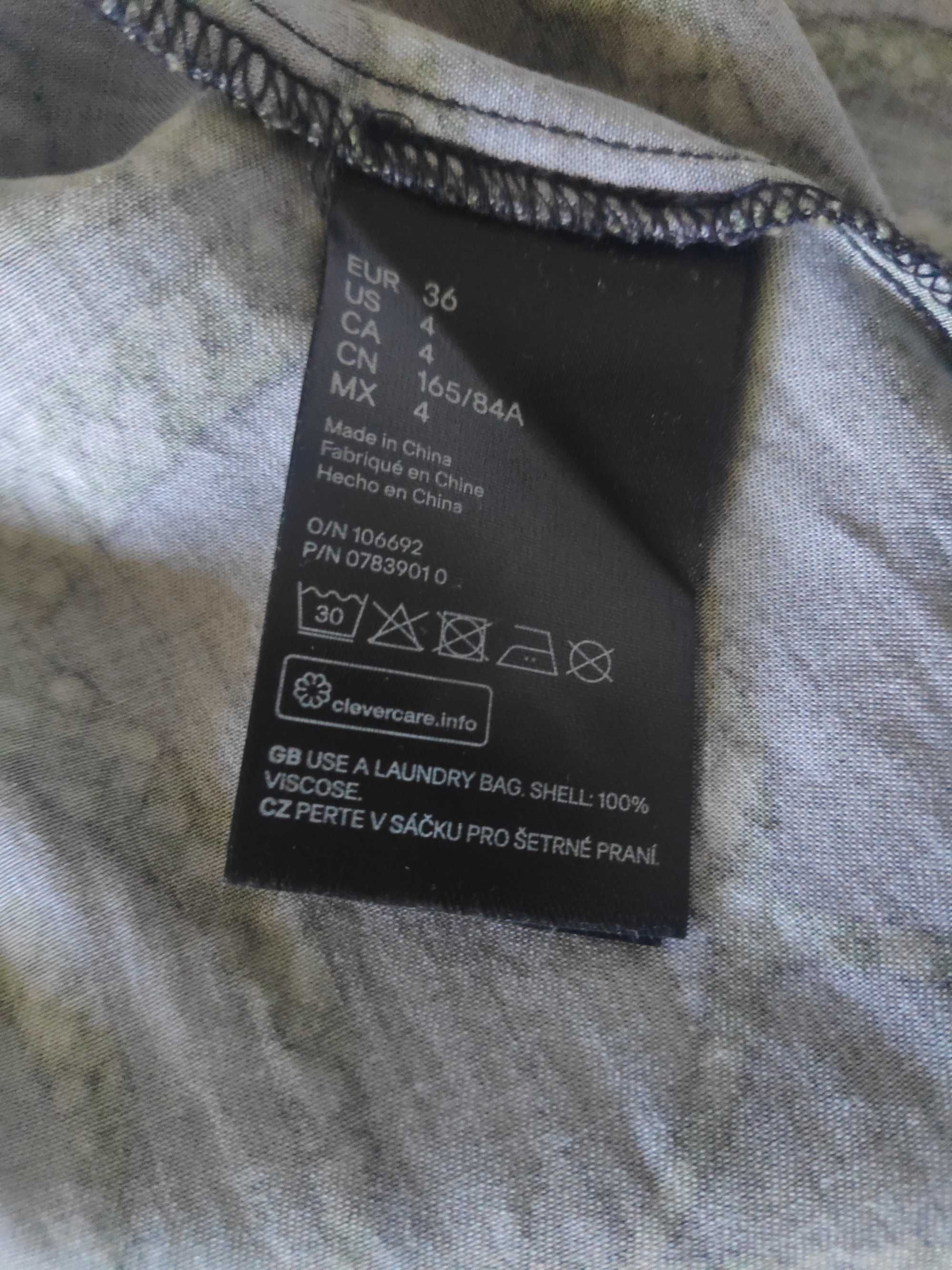 Sukienka midi, szmijzerka, H&M, Richard Allan, r. 36