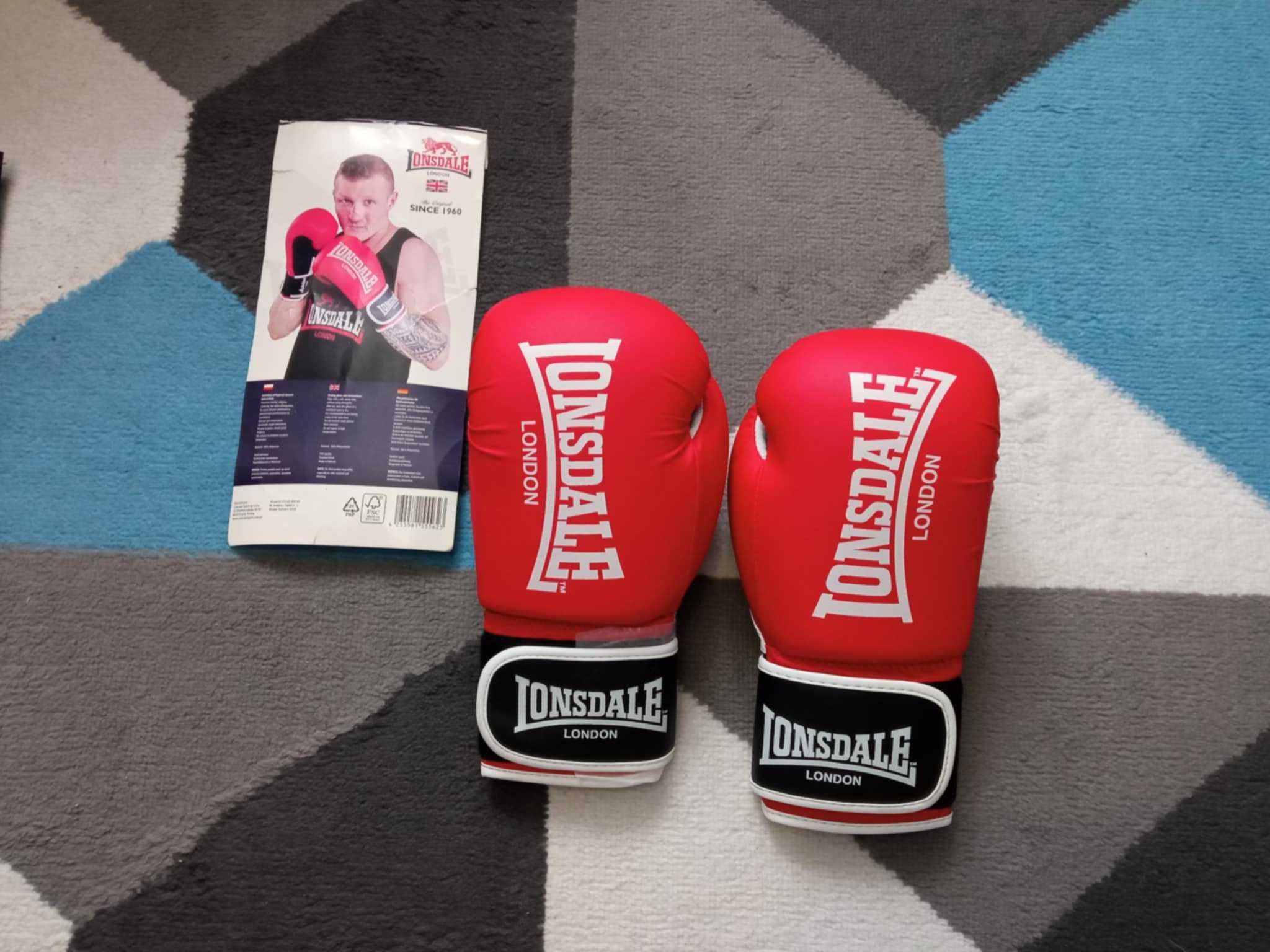 Rękawice bokserskie Lonsdale rozm 12 Nowe
