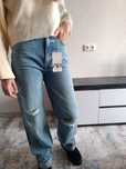 Трендові джинси Zara Wide Leg весна джинсы палаццо широкие Зара рваны