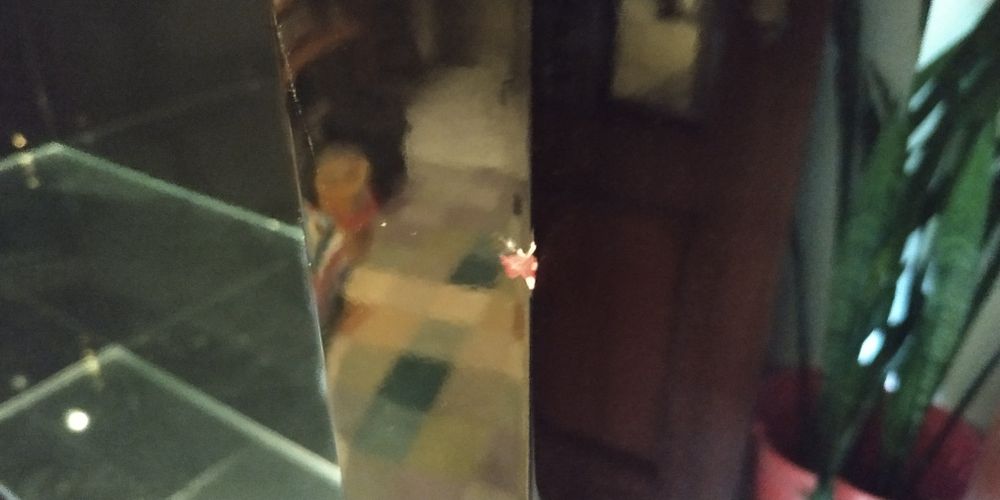 Estante lacada com luz