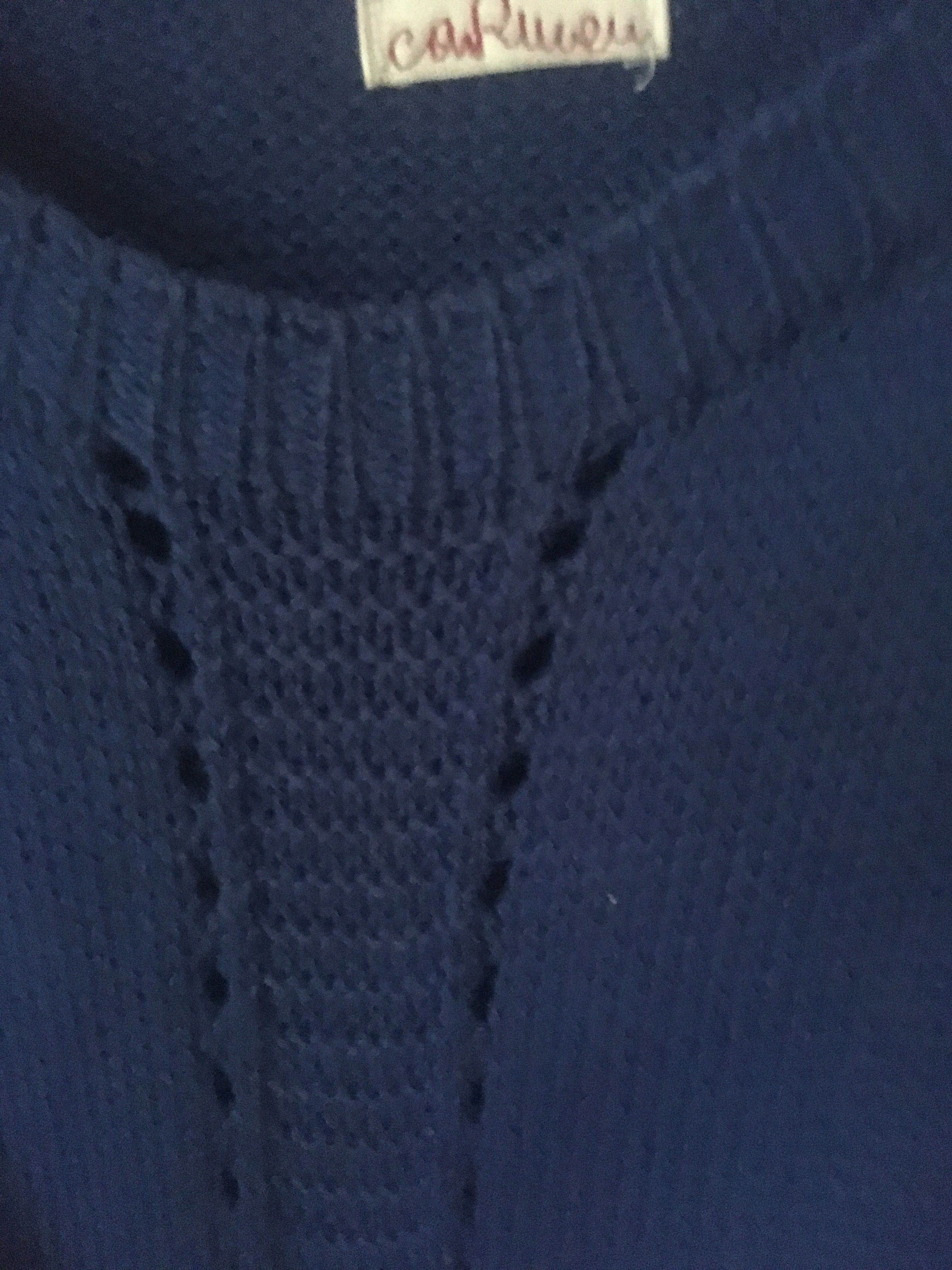 Granatowy sweterek 38