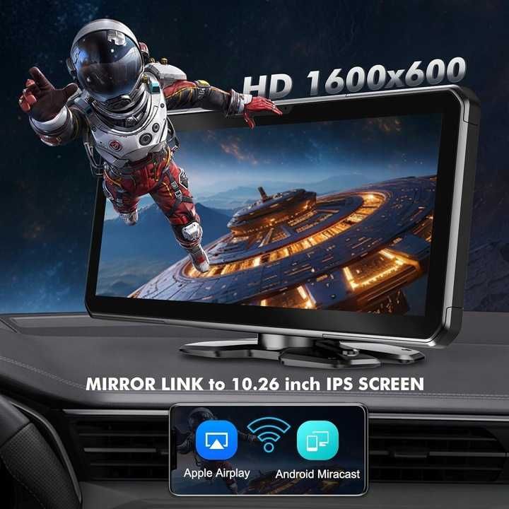 Radio samochodowe URVOLAX UR73C Apple Carplay Auto Wireless Android