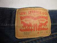 LEVIS 522  W34 L32 oryginalne spodnie Jeans