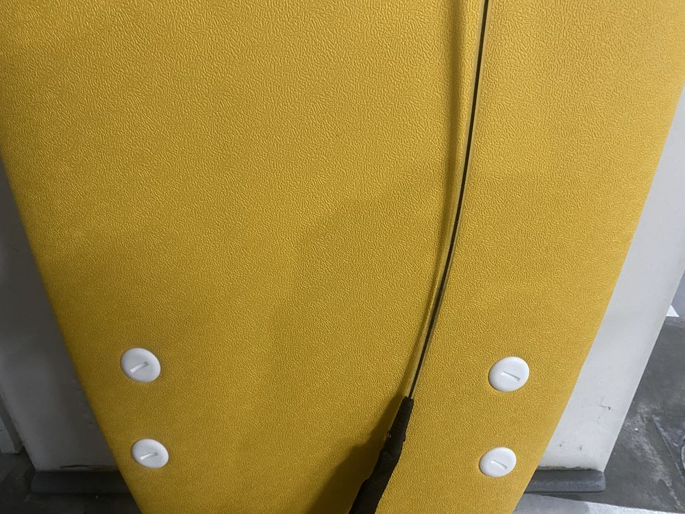 Prancha de surf em espuma 6" - 500 amarelo