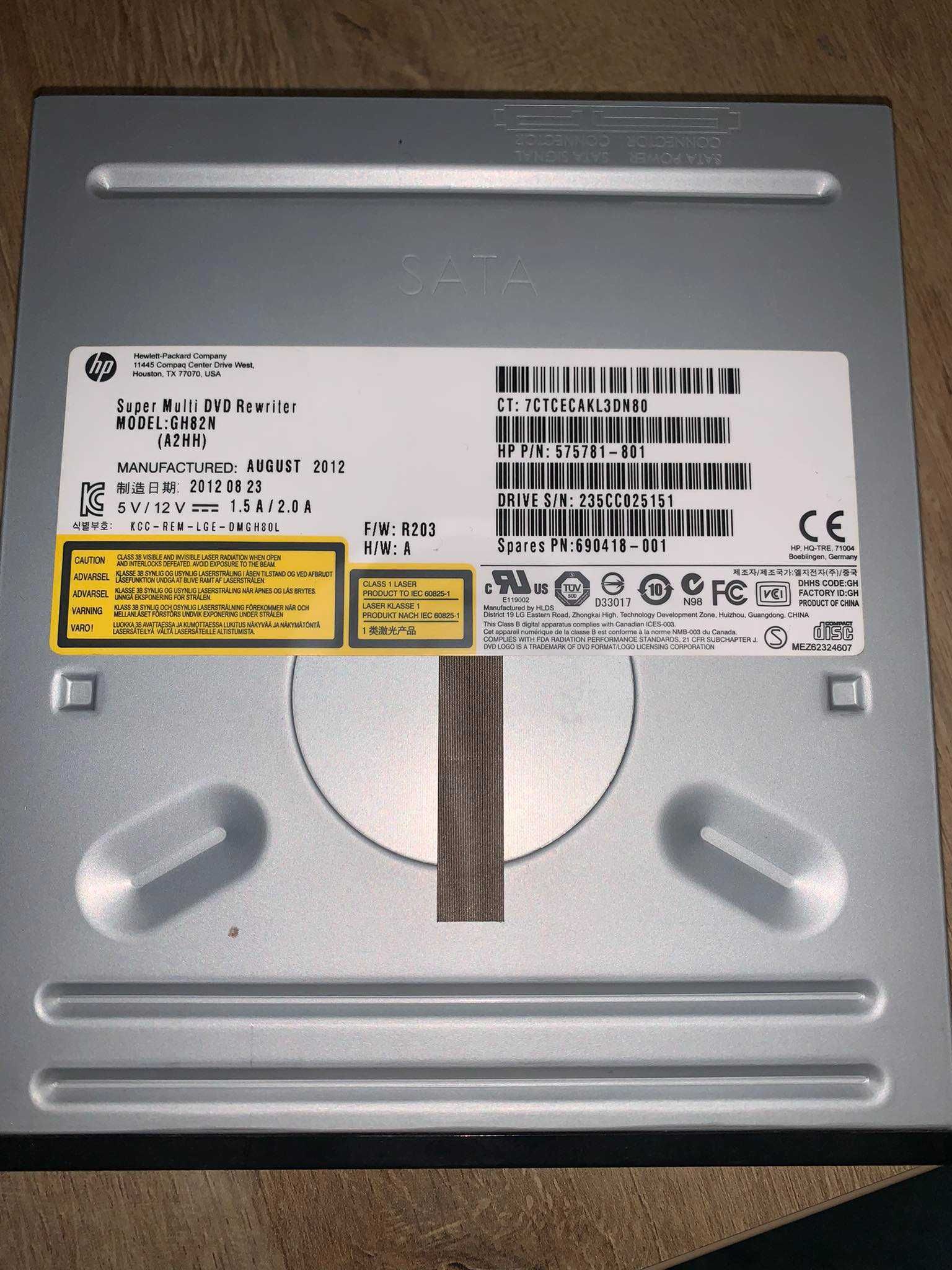 Napęd optyczny DVD - HP GH82N