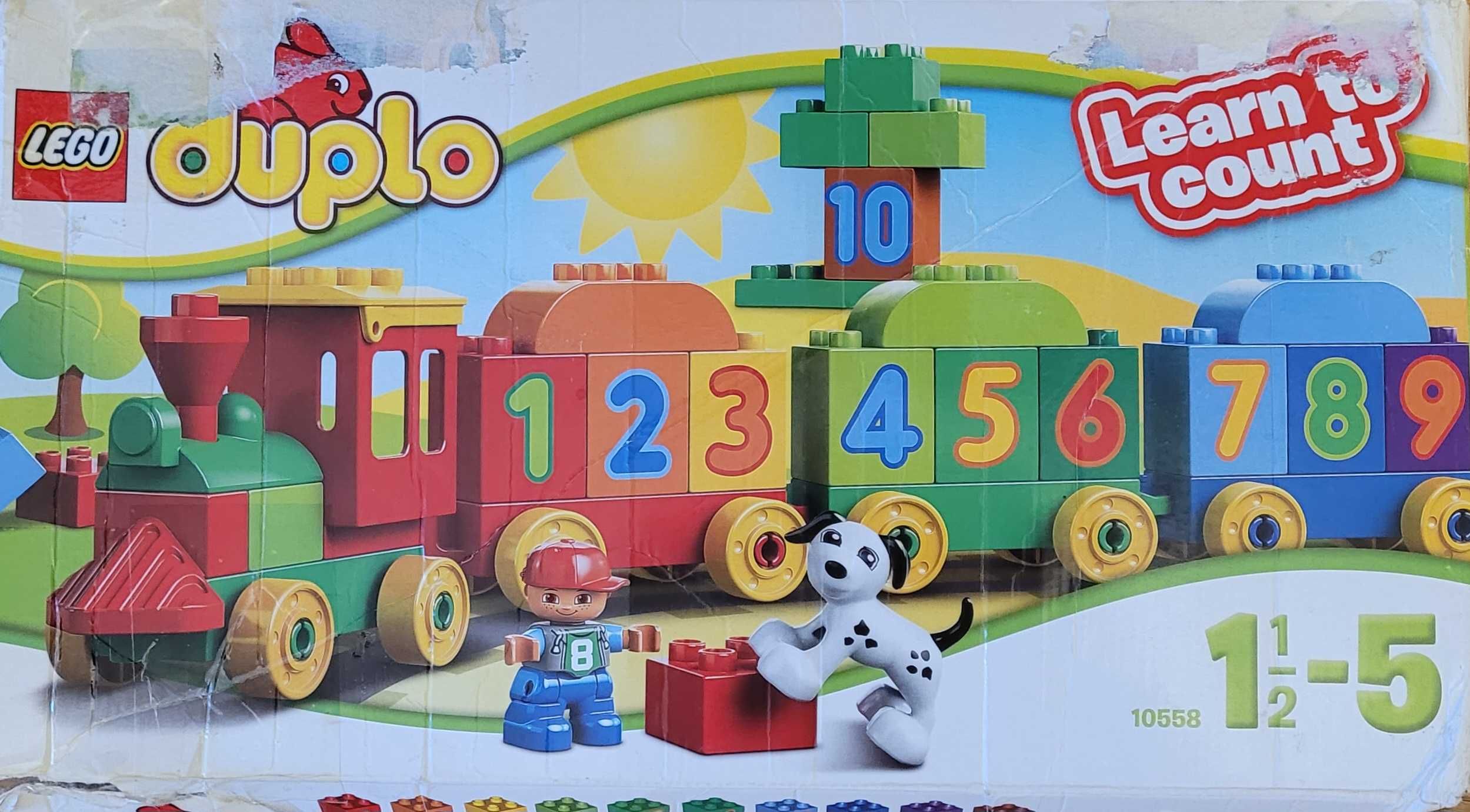 LEGO Duplo 10558 Pociąg z cyferkami, Stan bdb kompletne