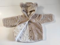 H&M Kurka z futerkowego materiału