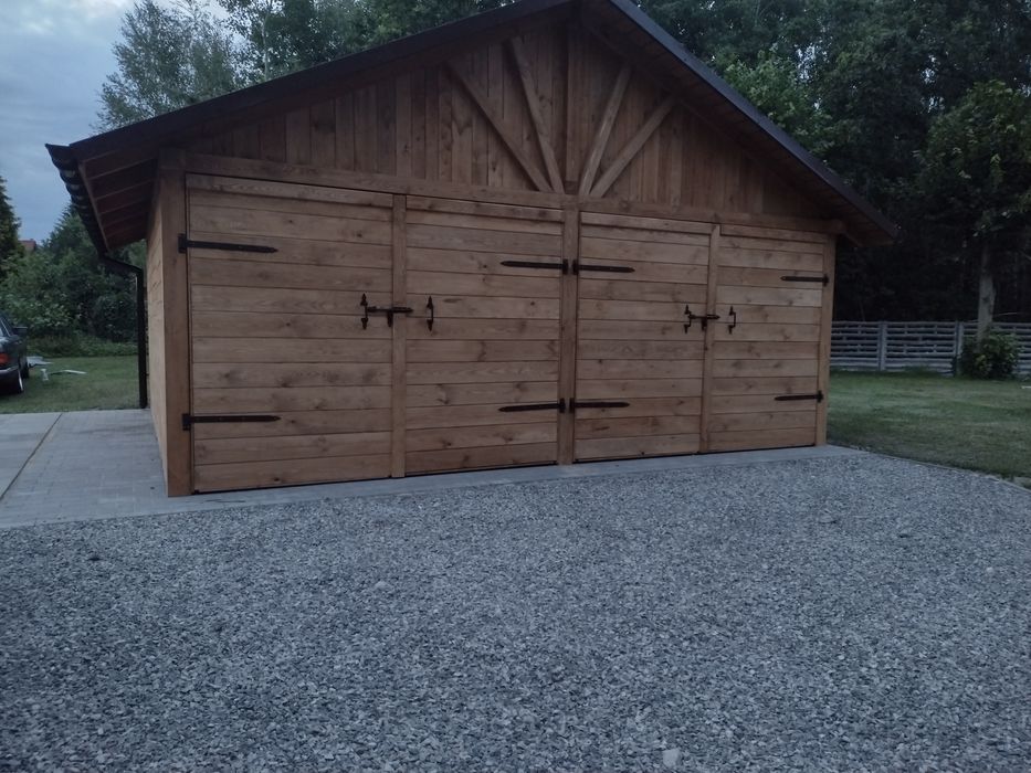 Wiata garażowa 5,5 X6 m